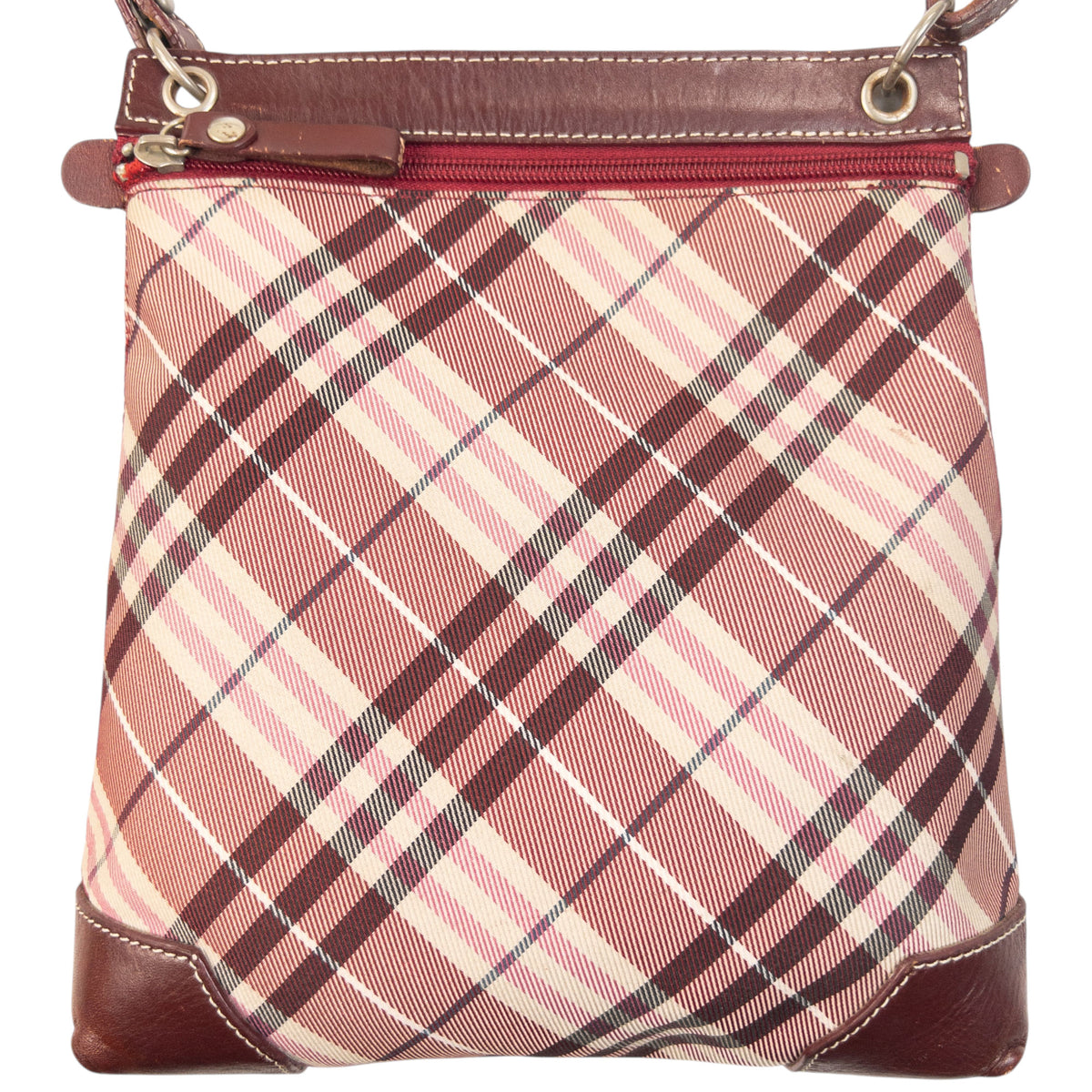 Vintage Burberry Blue Label Nova Check schoudertas uit de jaren 2000
