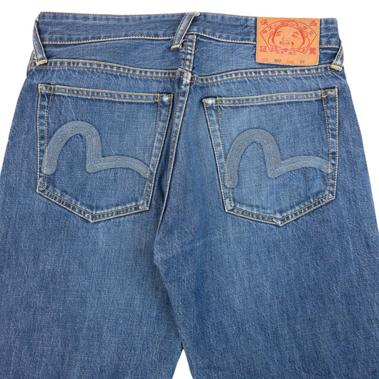 Vintage 2000s Evisu Double Gull Embroidered Japanese Denim Jeans Size W31
