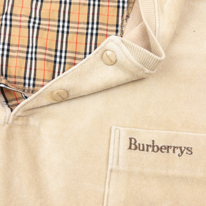 Vintage 90s Burberry Velour Jumper Size L