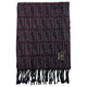 Vintage 90s Fendi Monogram Wool Tassel Scarf Size One Size