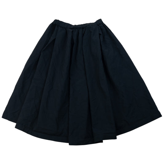 COMME DES GARCONS black vintage skirt full gathered design with elastic and drawstring waist