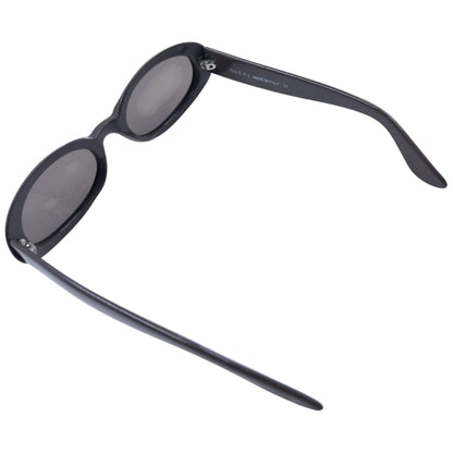 GUCCI sunglasses black thick plastic frame oval lenses model number on arms