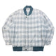 Vintage 90s YSL Yves Saint Laurent Checkered Bomber Jacket Size M