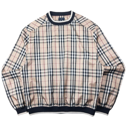 Vintage Burberry Nova Check Pullover Jacket Size L