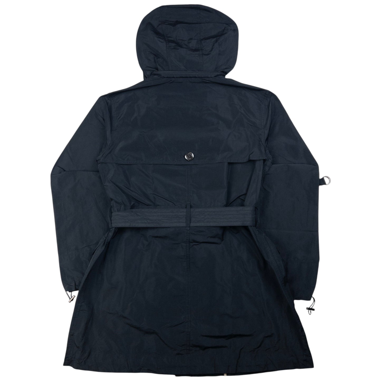 Vintage Burberry Convertible Belted Rain Jacket Womens Size M