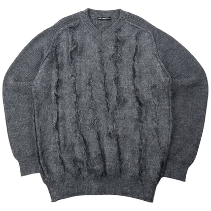 Vintage Issey Miyake MEN Slashed Wool Knit Jumper Size L