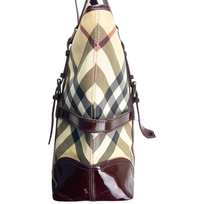 Vintage 2000s Burberry Nova Check Shoulder Bag