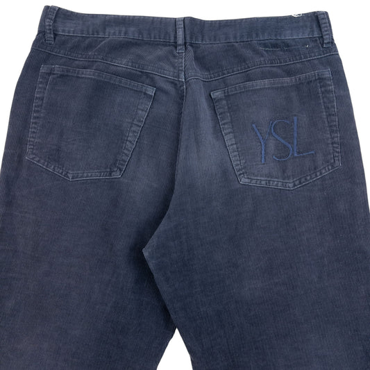 Vintage 2000s YSL Yves Saint Laurent Corduroy Trousers Size W32