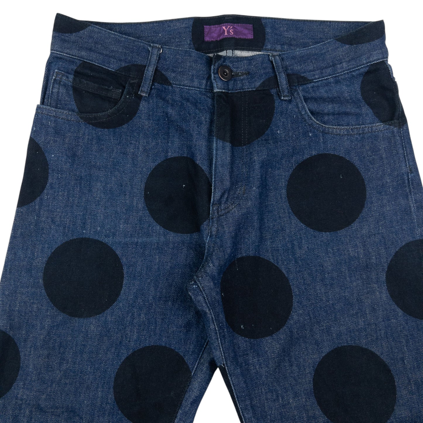 Vintage Yohji Yamamoto Polka Dot Denim Jeans Size W29