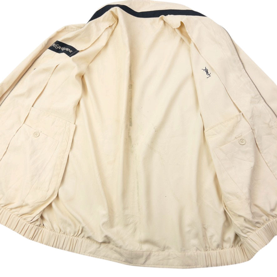 Vintage 90s YSL Yves Saint Laurent Harrington Jacket Size S