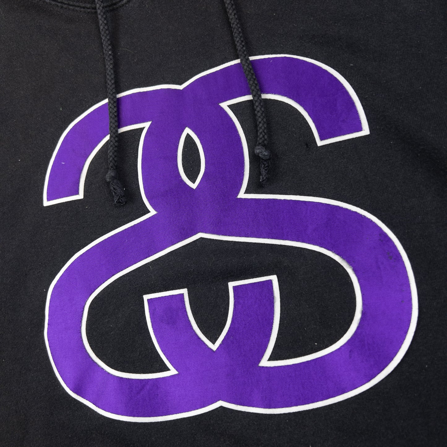 Vintage Stussy Logo Hoodie Size M