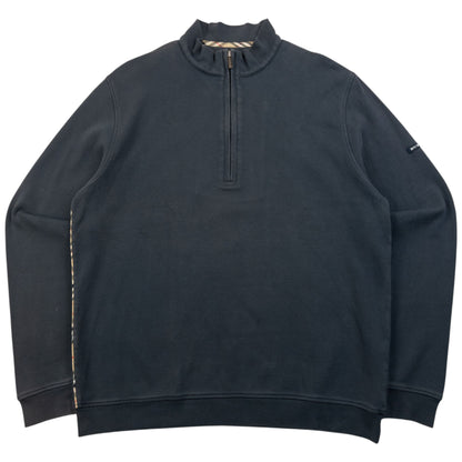 Vintage 2000s Burberry Golf Q Zip Sweatshirt Size S