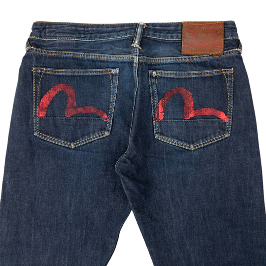 Vintage Evisu Double Gull Japanese Denim Jeans Size W32