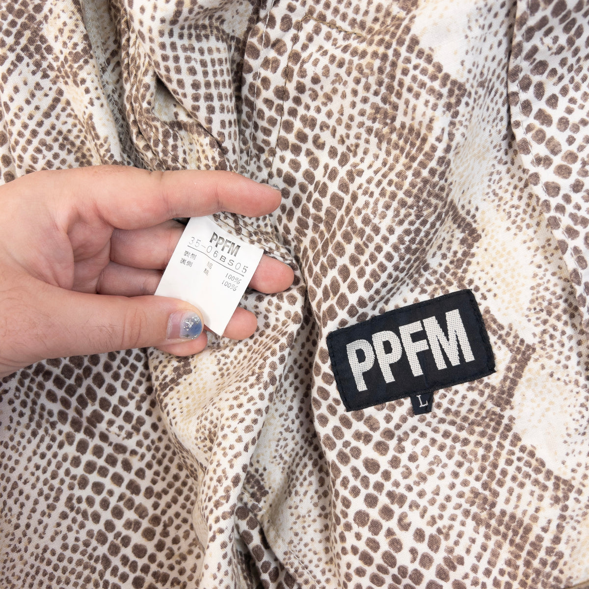 Vintage 2000s PPFM Snake Zip Up Jacket Size S