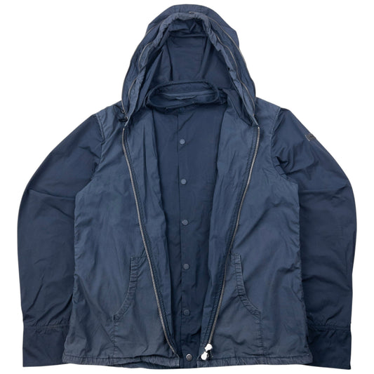 2010s Emporio Armani Layered Zip Up Jacket Size L