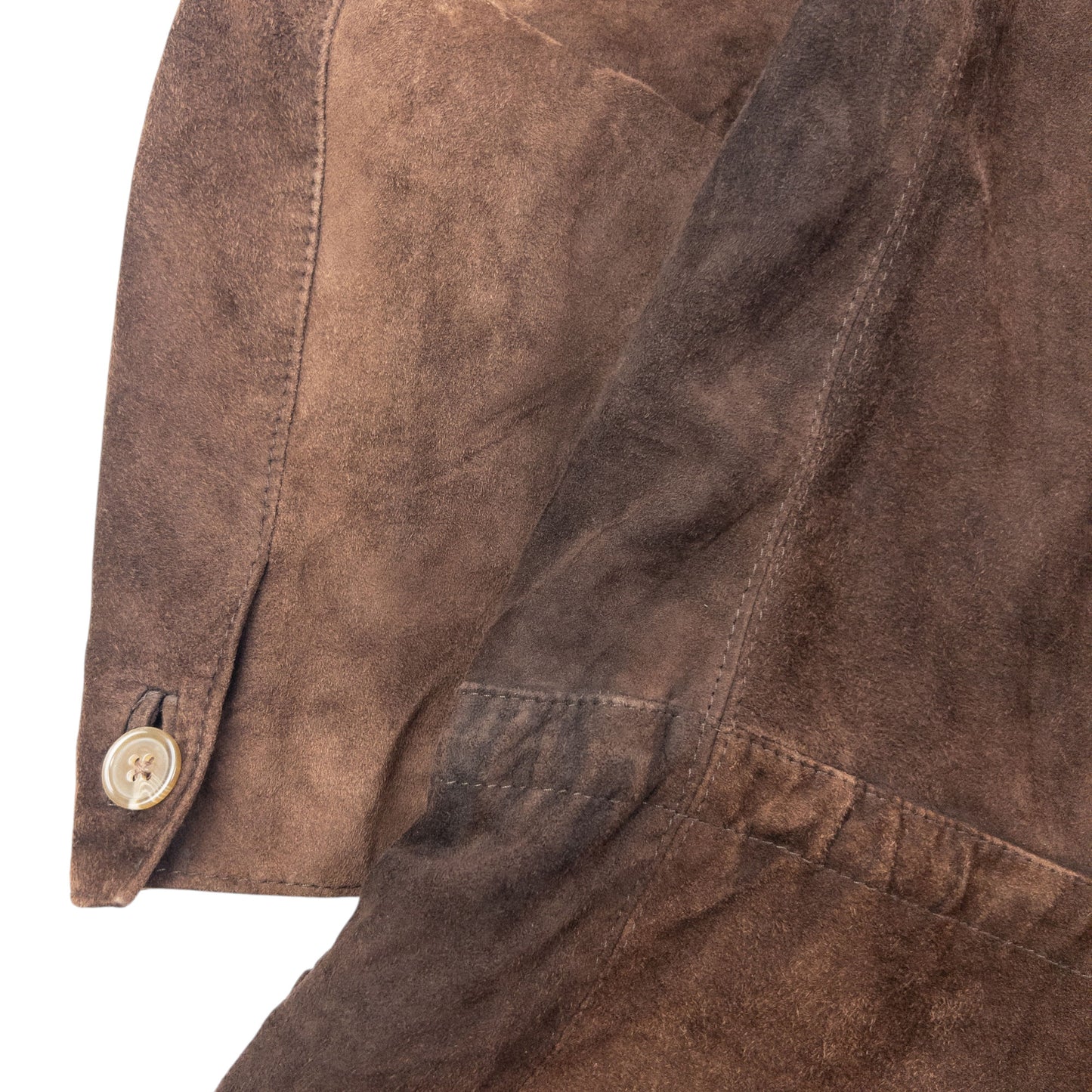 Vintage Hugo Boss Suede Button Up Jacket Size