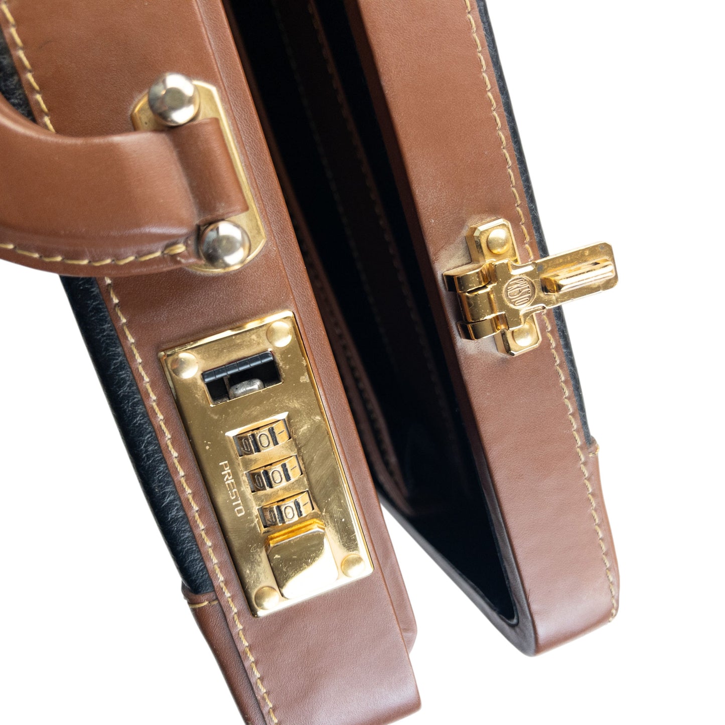 Vintage 80s Gucci Leather Briefcase