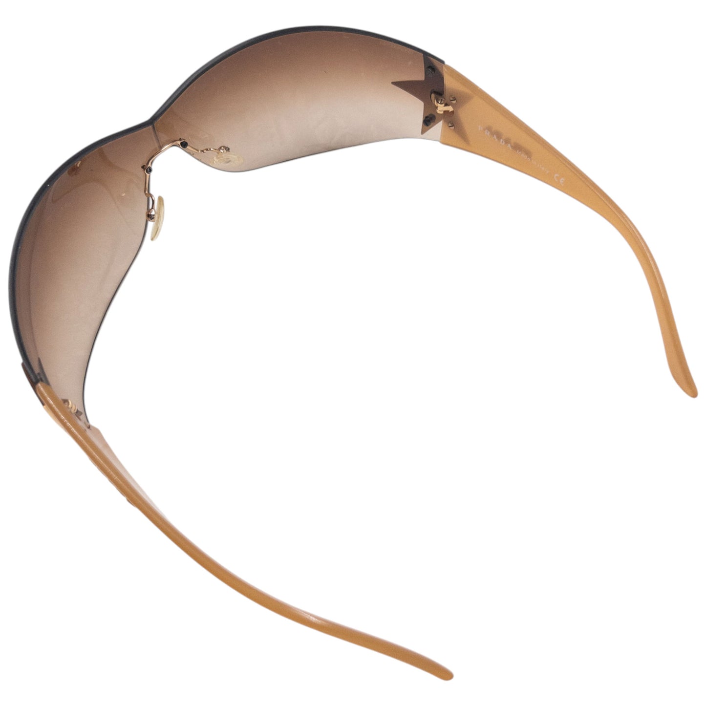 Vintage 2000s Prada Rimless Star Sunglasses