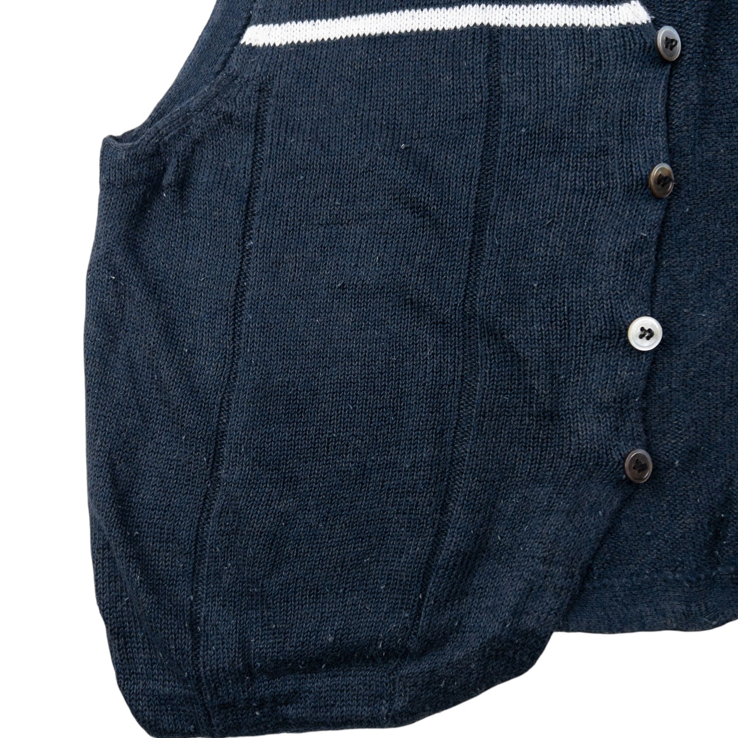 Vintage 2000s Issey Miyake Button Up Knit Sweater Vest Size S
