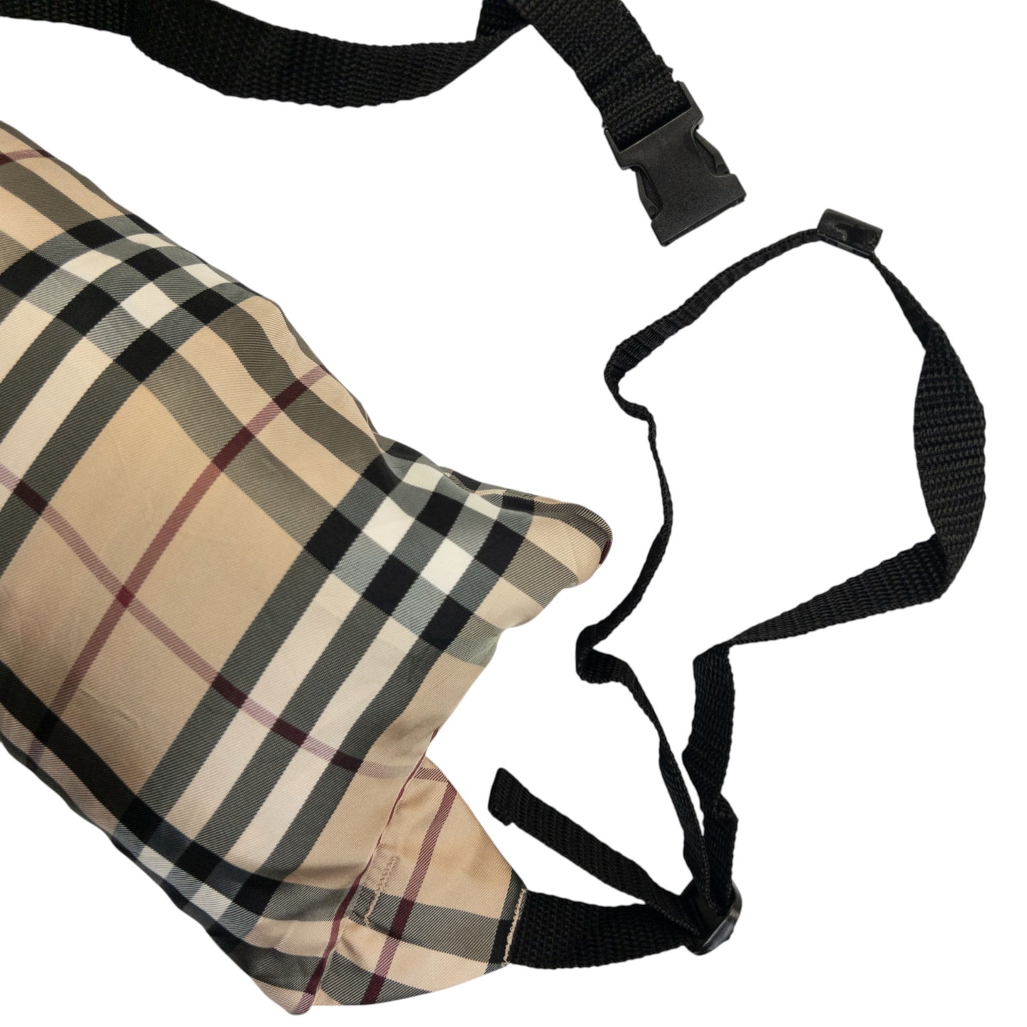 Vintage 2000s Burberry Golf Nova Check Packable Jacket Size L
