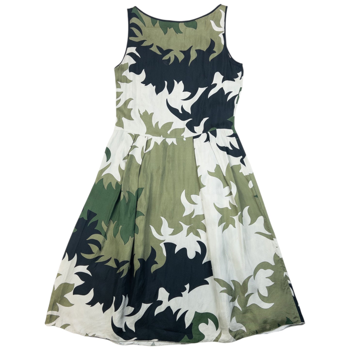 Vintage 2007 Prada Lightweight Camo Pattern Dress Size M
