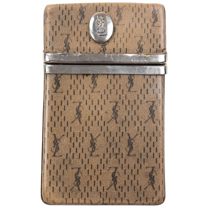 Vintage YSL Yves Saint Laurent Monogram Cigarette Carton Box
