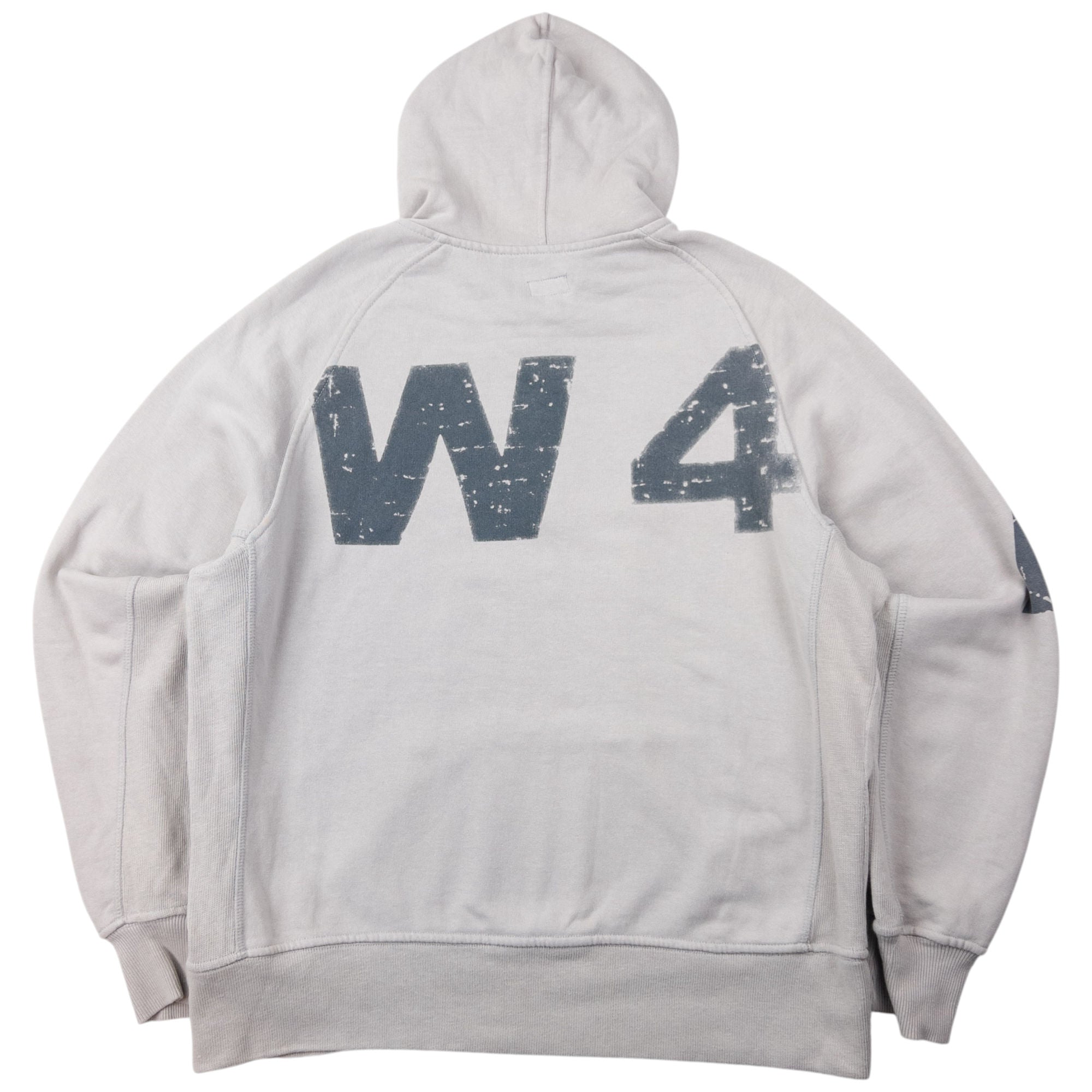 Vintage Armani Jeans Q Zip Hoodie Size M