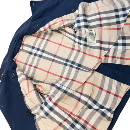 Vintage Burberry Nova Check Lined Belt Waist Jacket Womens Size M
