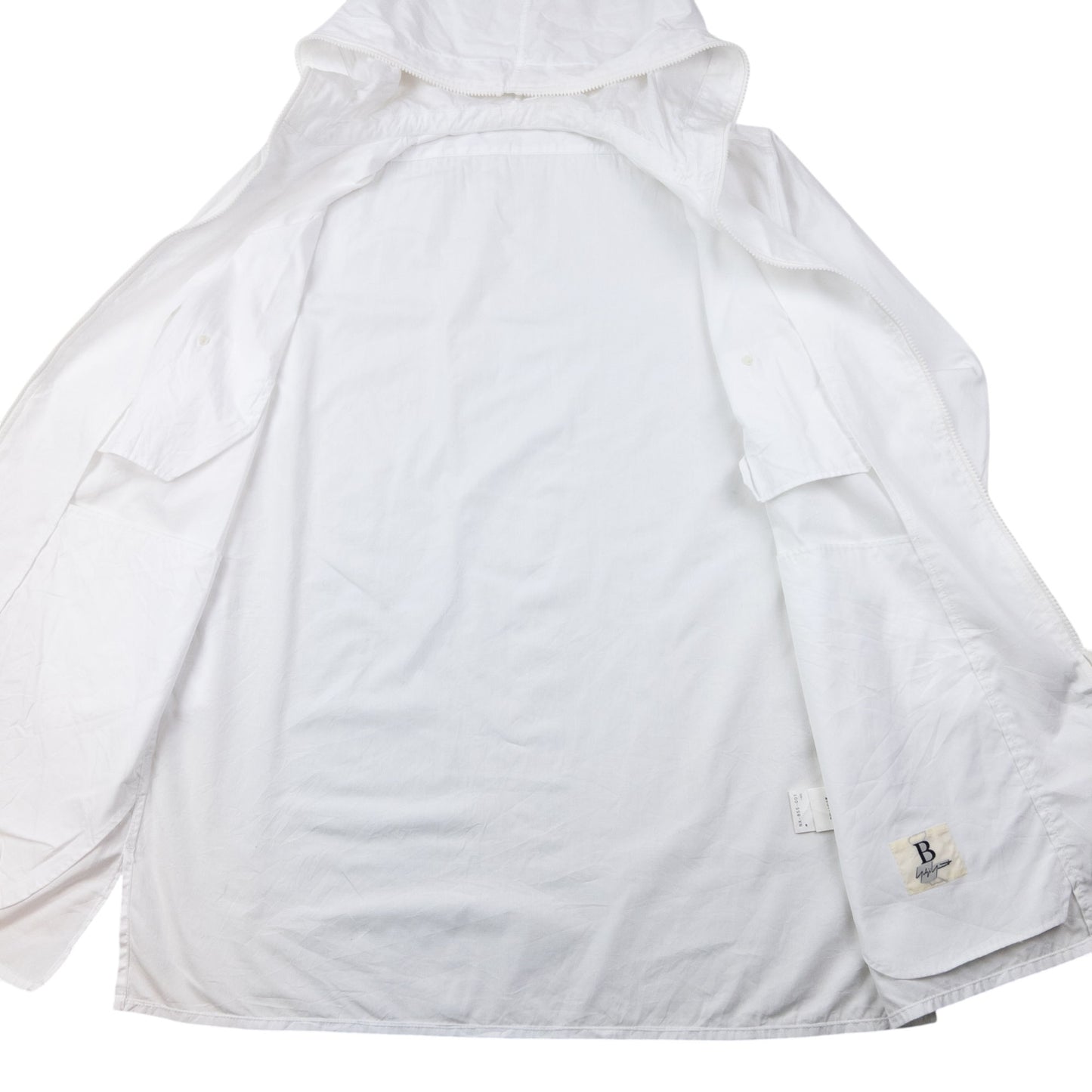 Vintage 2000s Yohji Yamamoto Full Zip Hooded Jacket Size L