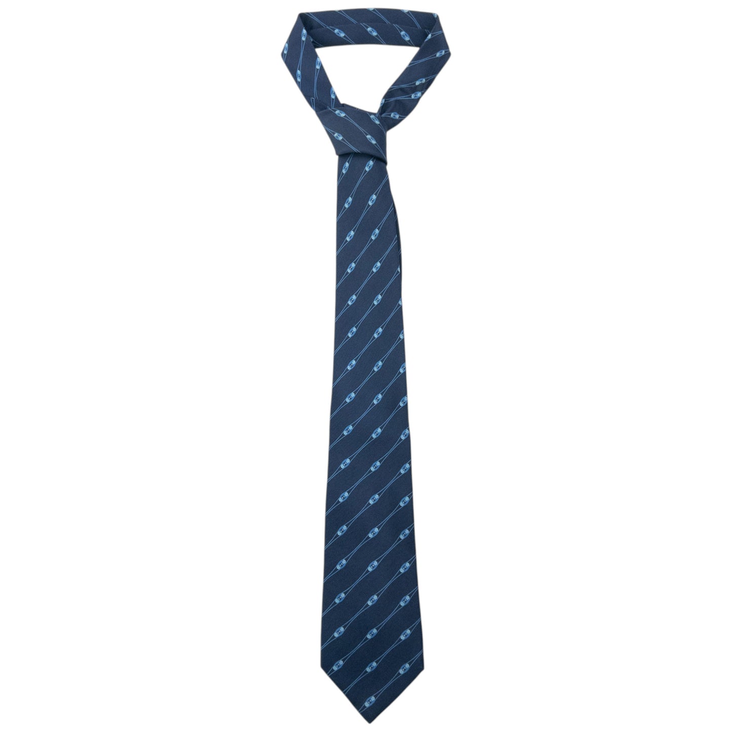 Vintage 90s Gucci Striped Monogram Silk Tie