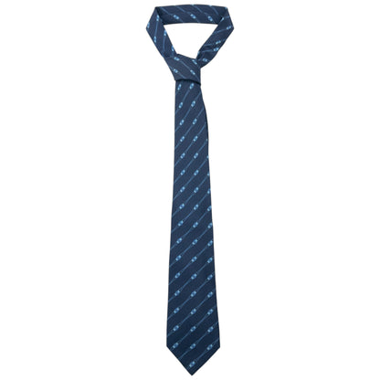 Vintage 90s Gucci Striped Monogram Silk Tie
