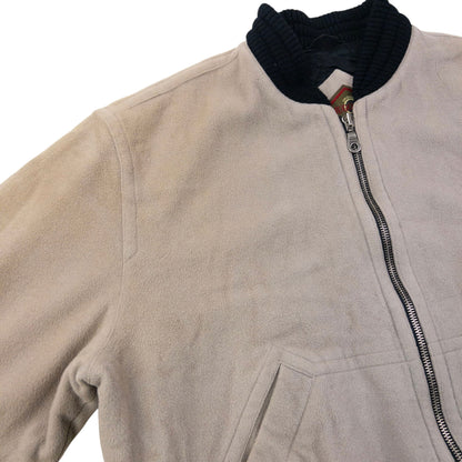 Vintage 90s Hugo Boss Cashmere Bomber Jacket Size XL