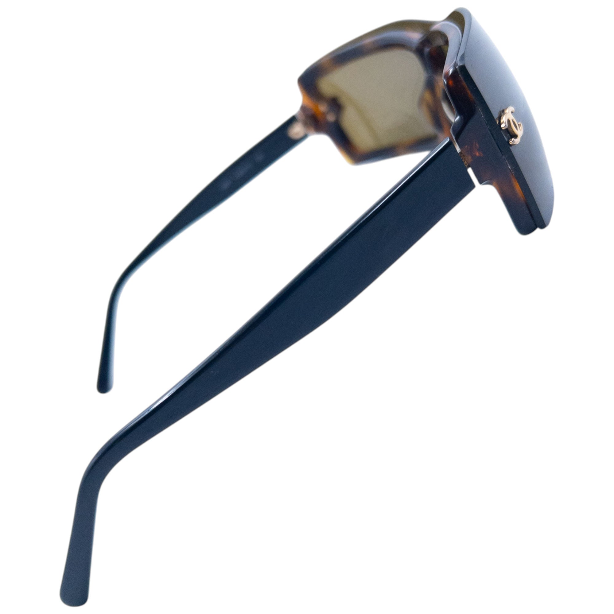 Vintage Chanel Layered Tortoise Shell Sunglasses