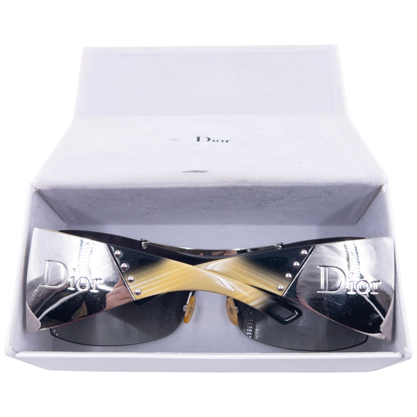 Vintage Dior Rimless Visor Sunglasses