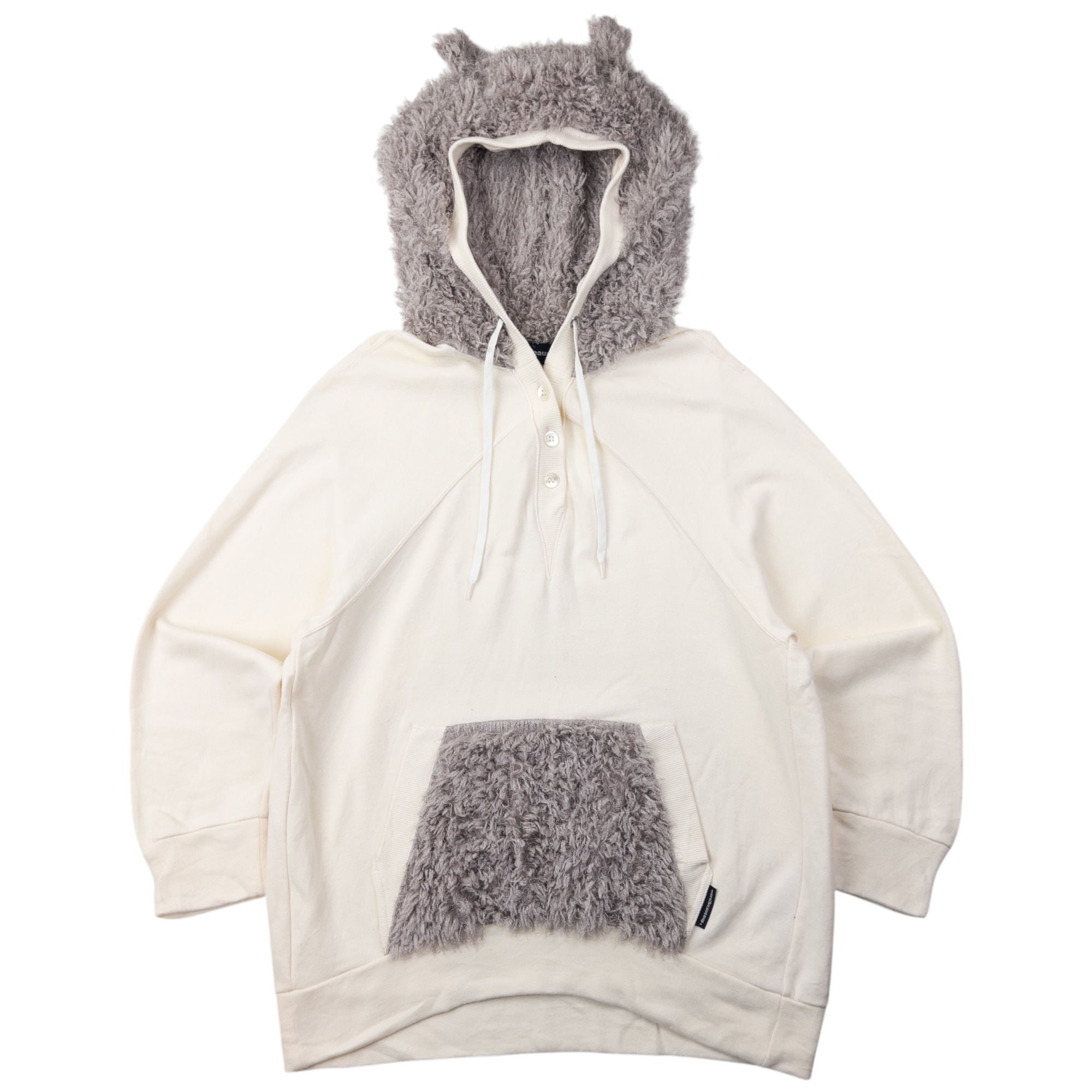 Vintage Mercibeaucoup By Issey Miyake Fleece Ear Hoodie Size S