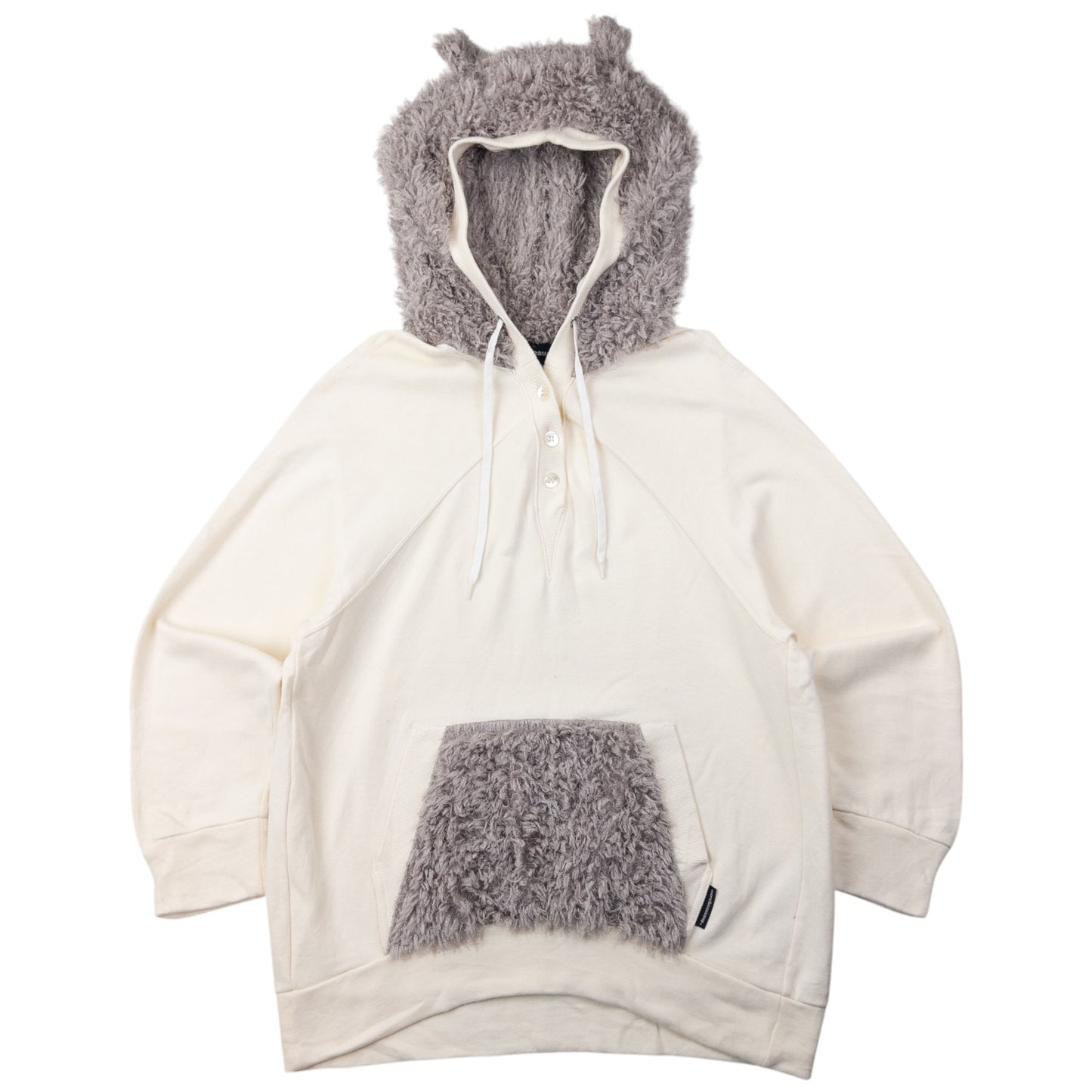 Vintage Mercibeaucoup By Issey Miyake Fleece Ear Hoodie Size S