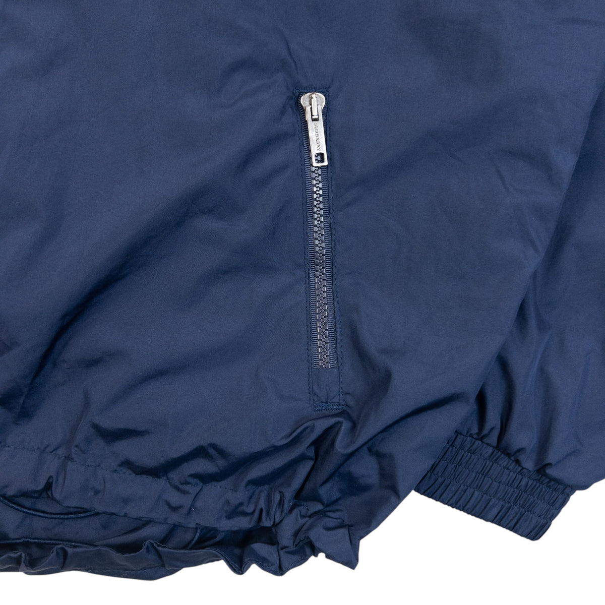 Vintage 2000s Burberry Zip Up Jacket in navy (nylon), photo 5