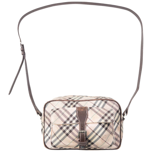Vintage 2000s Burberry Blue Label Nova Check Crossbody Bag