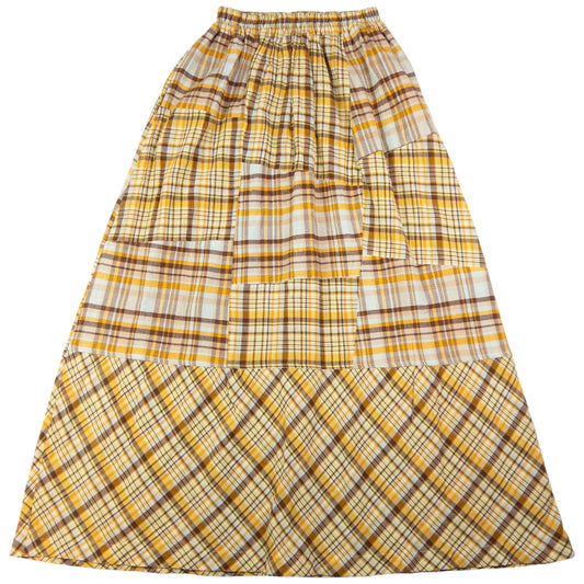 Vintage Hai Sporting Gear By Issey Miyake Checkered Midi Skirt Womens Size W28