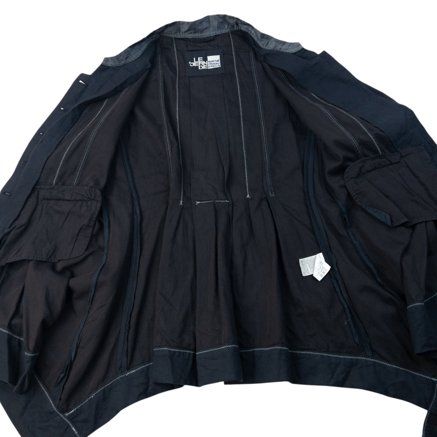 Vintage Marithe + Francois Girbaud Pleated Jacket Womens Size L