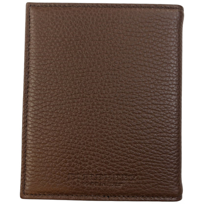 Vintage Burberry notitieboek met lederen omslag uit de jaren 2000