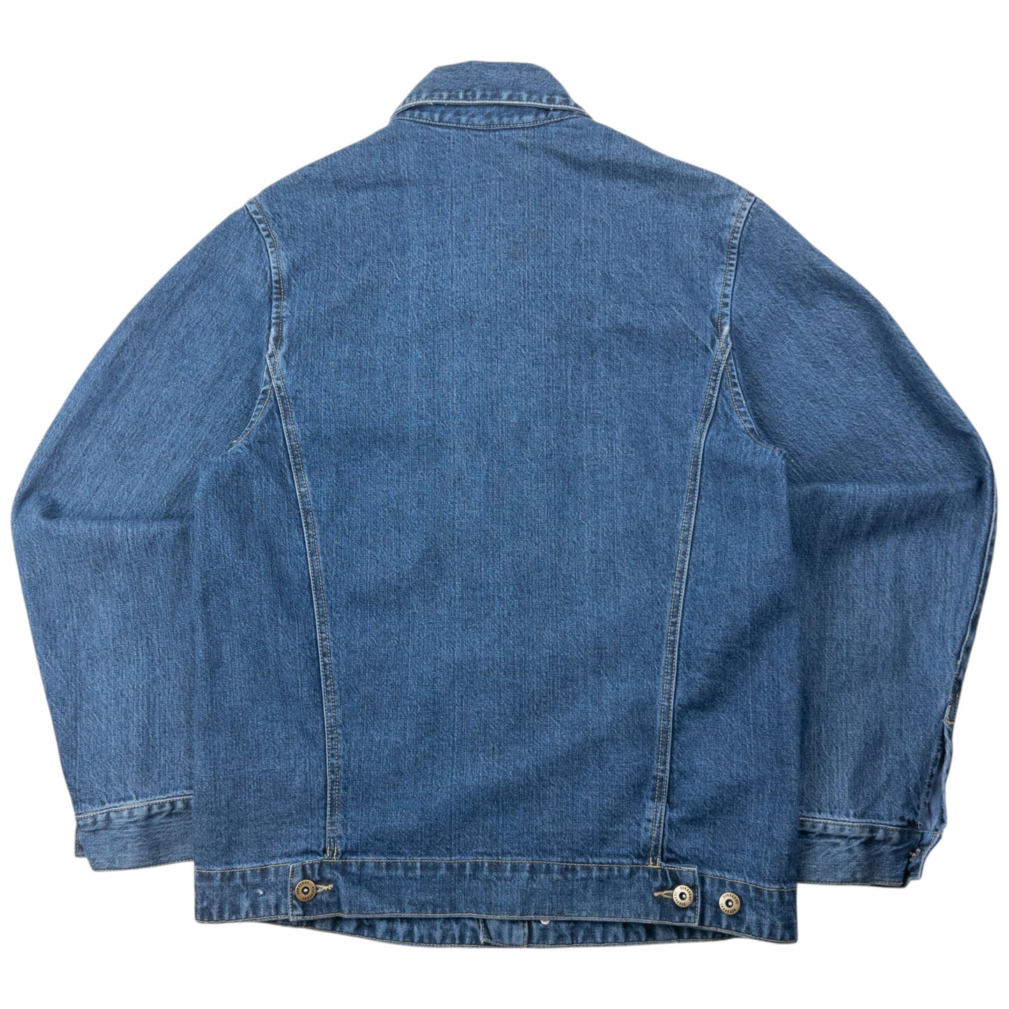 Vintage 2000s Burberry Button Up Denim Jacket Size M