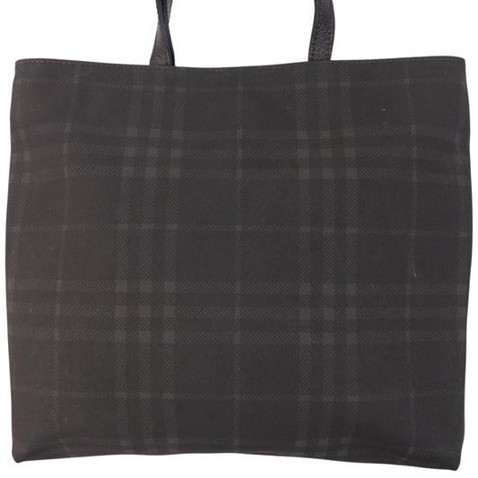 Vintage 2000s Burberry Nova Check Handbag in black