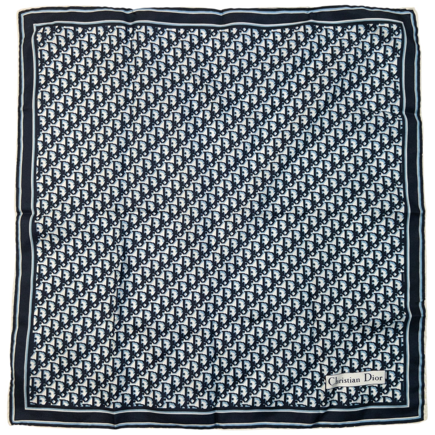 Vintage 2000s Dior Monogram Silk Scarf