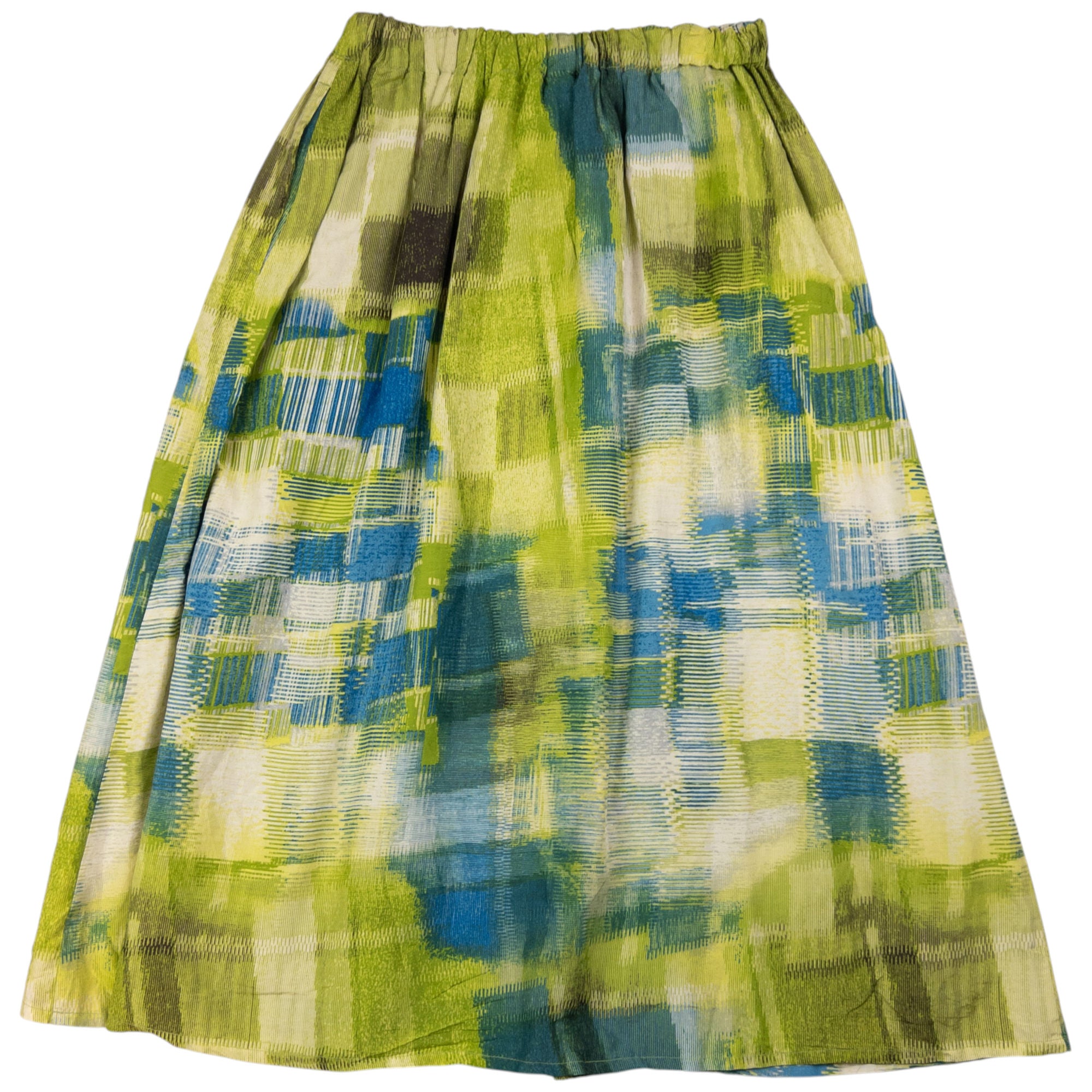 Vintage Plantation By Issey Miyake Pattern Skirt Womens Size W30