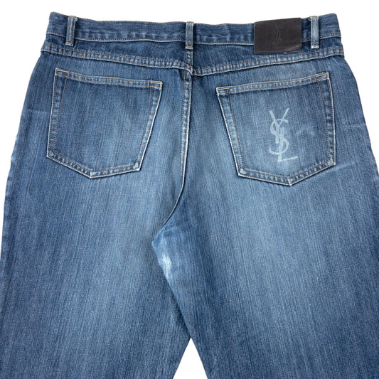 Vintage 2000s YSL Yves Saint Laurent Denim Jeans Size W35