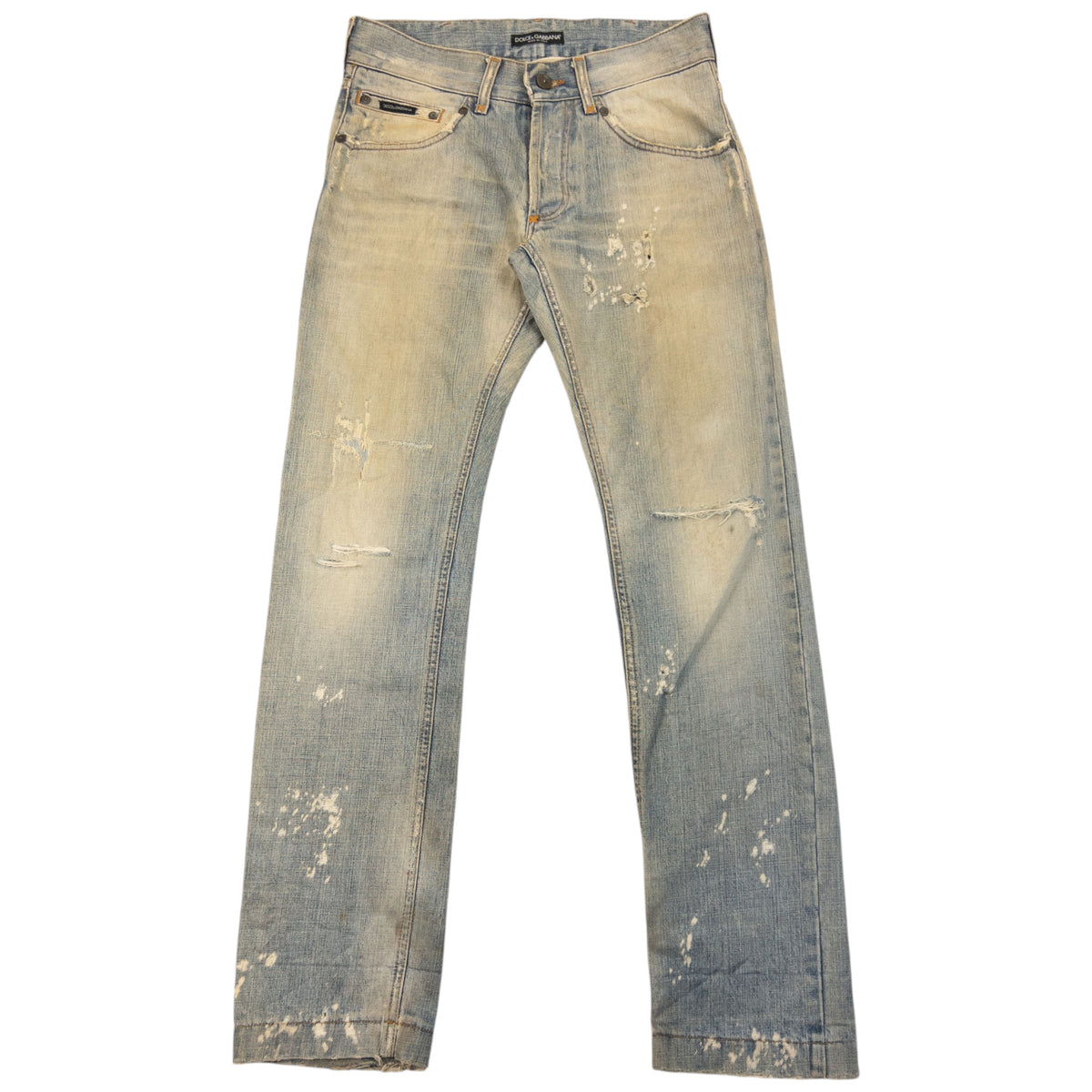 Vintage 2000s Dolce & Gabbana Hollywood Cowboy Denim Jeans Size W30