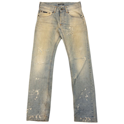 Vintage 2000s Dolce & Gabbana Hollywood Cowboy Denim Jeans Size W30