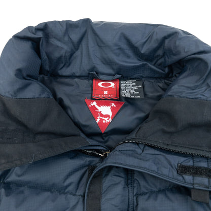 Vintage 90s Oakley Zip Up Puffer Snowboarding Jacket Size S