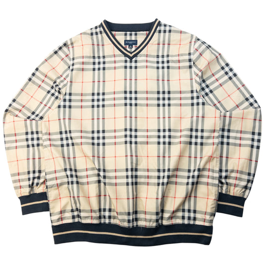 Vintage 2000s Burberry Nova Check Pullover Jacket Size M